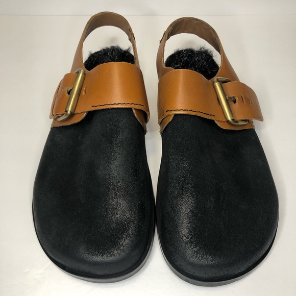 Free People Leather Seattle Slingback Clog New - Picture 6 of 8